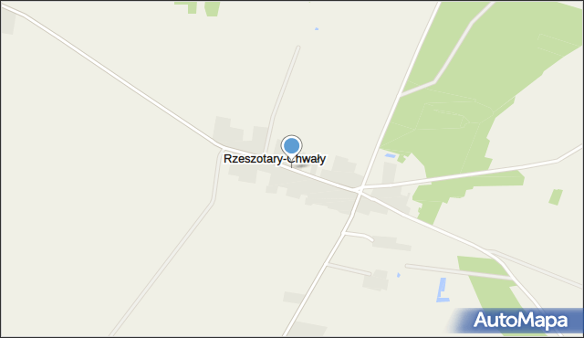 Rzeszotary-Chwały, Rzeszotary-Chwały, mapa Rzeszotary-Chwały