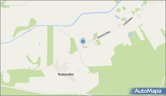 Rzeszotko, Rzeszotko, mapa Rzeszotko