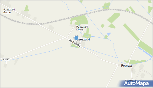 Rzeszutki, Rzeszutki, mapa Rzeszutki