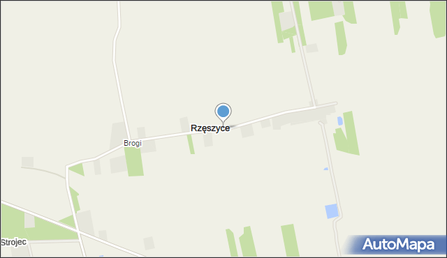 Rzęszyce, Rzęszyce, mapa Rzęszyce