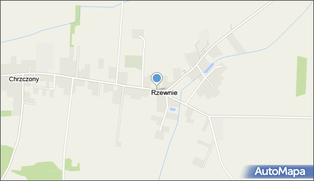 Rzewnie, Rzewnie, mapa Rzewnie