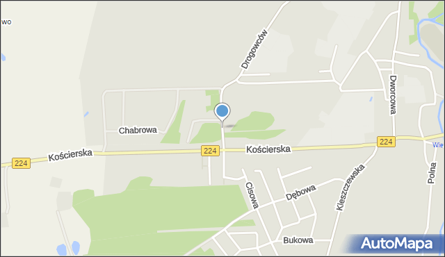 Skarszewy powiat starogardzki, Rzemieślnicza, mapa Skarszewy powiat starogardzki