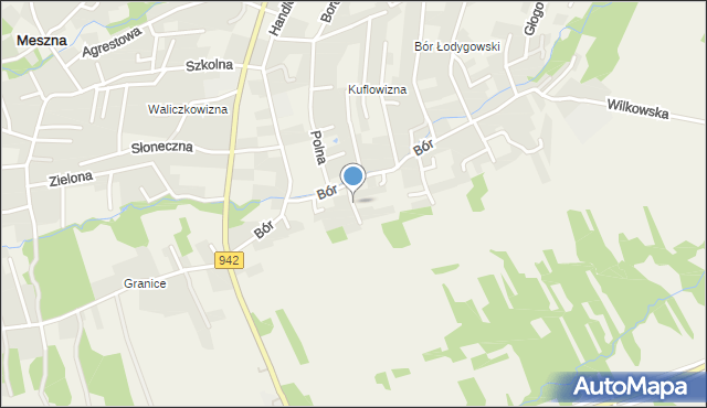 Buczkowice, Sarnia, mapa Buczkowice