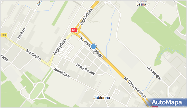 Jabłonna powiat legionowski, Sadowa, mapa Jabłonna powiat legionowski