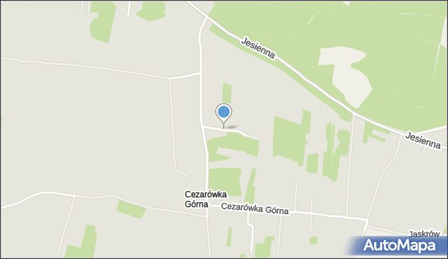 Jaworzno, Sasanek, mapa Jaworzno