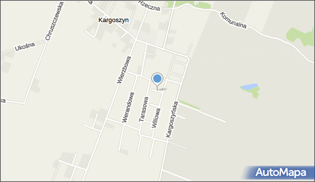 Kargoszyn, Salonowa, mapa Kargoszyn