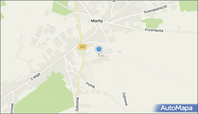 Mochy, Sadowa, mapa Mochy