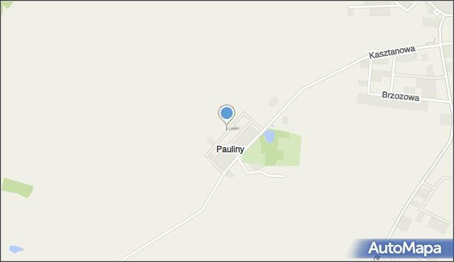 Pauliny, Sąsiedzka, mapa Pauliny