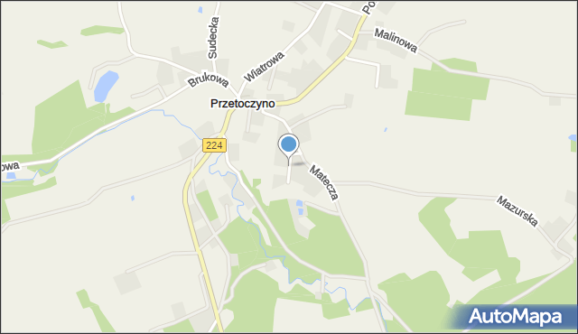 Przetoczyno, Sami Swoi, mapa Przetoczyno