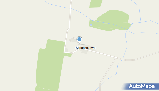 Sabaszczewo, Sabaszczewo, mapa Sabaszczewo