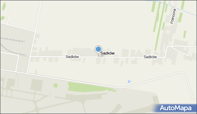 Sadków gmina Jedlnia-Letnisko, Sadków, mapa Sadków gmina Jedlnia-Letnisko