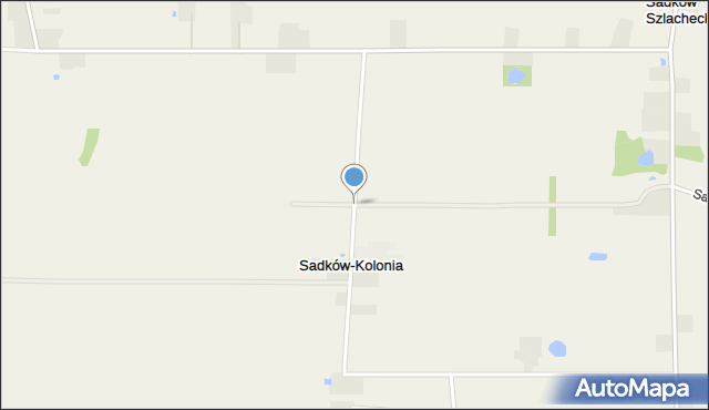 Sadków-Kolonia, Sadków-Kolonia, mapa Sadków-Kolonia