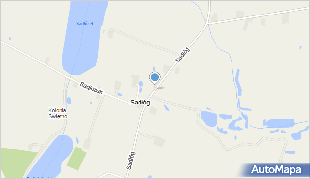 Sadłóg, Sadłóg, mapa Sadłóg