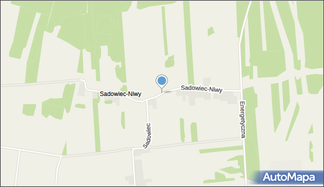 Sadowiec-Niwy, Sadowiec-Niwy, mapa Sadowiec-Niwy