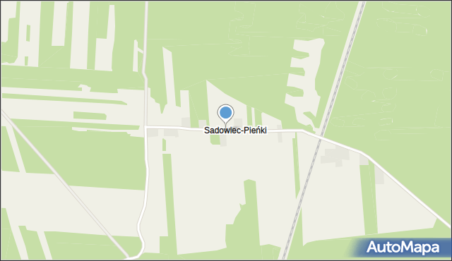 Sadowiec-Pieńki, Sadowiec-Pieńki, mapa Sadowiec-Pieńki