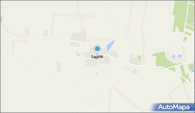 Sągole, Sągole, mapa Sągole