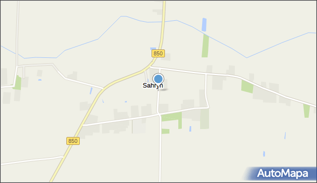 Sahryń, Sahryń, mapa Sahryń