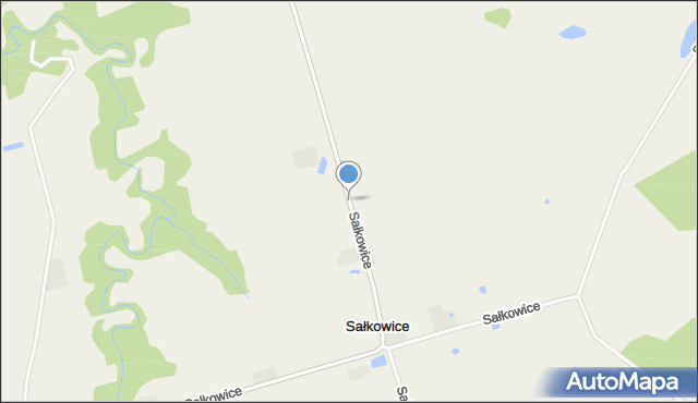 Sałkowice, Sałkowice, mapa Sałkowice