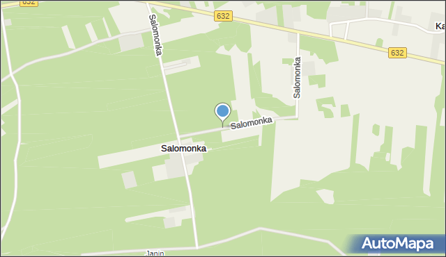 Salomonka, Salomonka, mapa Salomonka