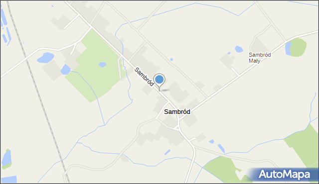 Sambród, Sambród, mapa Sambród
