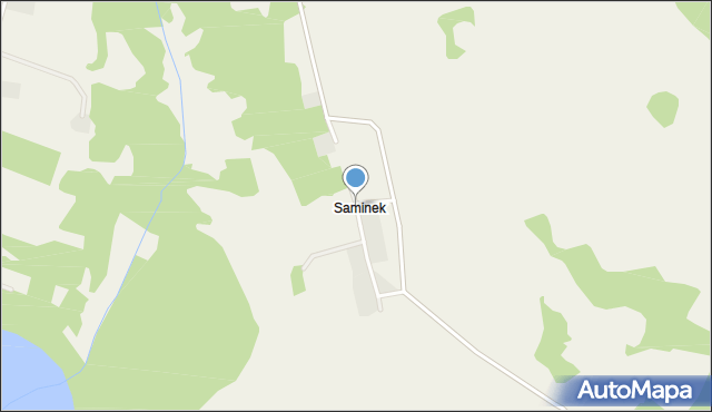 Saminek, Saminek, mapa Saminek