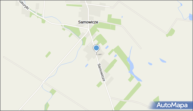 Samowicze, Samowicze, mapa Samowicze