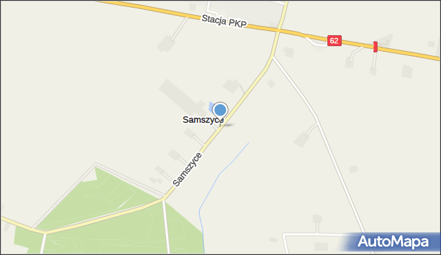 Samszyce, Samszyce, mapa Samszyce