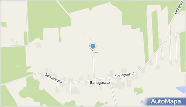 Sanogoszcz, Sanogoszcz, mapa Sanogoszcz