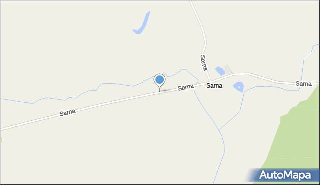 Sarna, Sarna, mapa Sarna