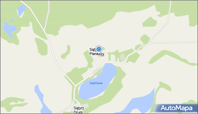 Sątyrz Pierwszy, Sątyrz Pierwszy, mapa Sątyrz Pierwszy