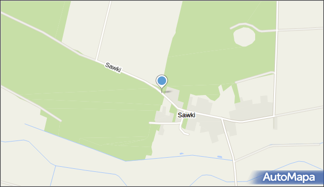 Sawki, Sawki, mapa Sawki