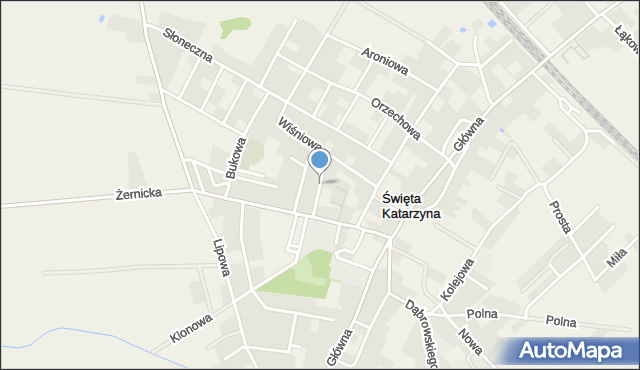 Święta Katarzyna gmina Siechnice, Sadowa, mapa Święta Katarzyna gmina Siechnice