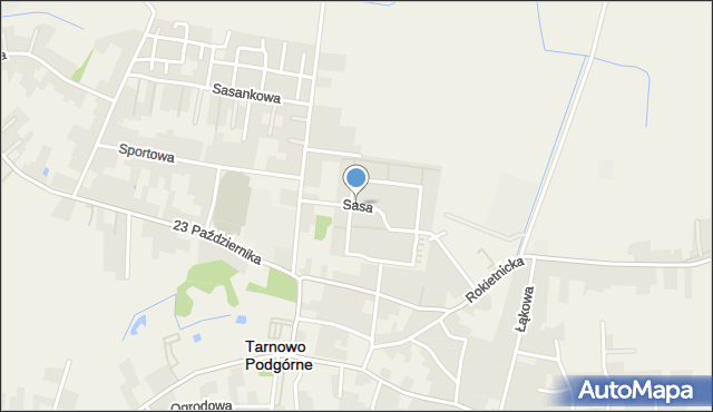 Tarnowo Podgórne, Sasa Zbigniewa, ks., mapa Tarnowo Podgórne