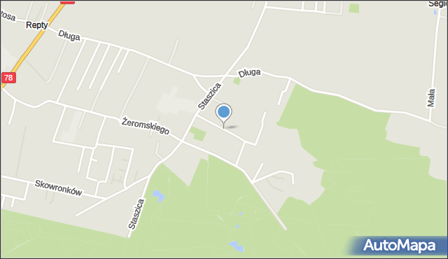 Tarnowskie Góry, Sadowa, mapa Tarnowskie Góry