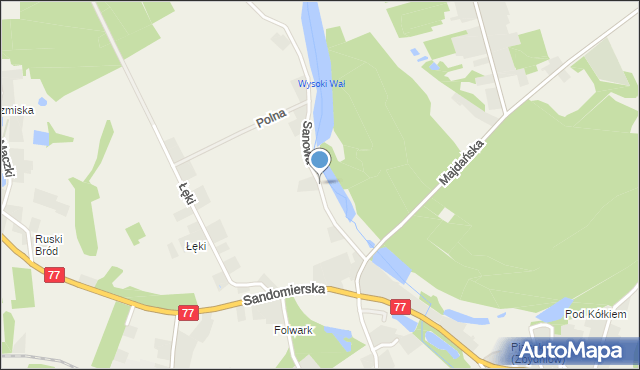Zbydniów gmina Zaleszany, Sanowa, mapa Zbydniów gmina Zaleszany