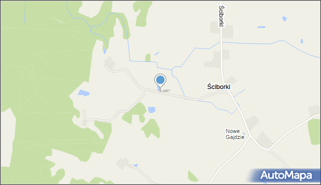 Ściborki, Ściborki, mapa Ściborki