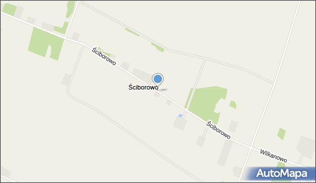 Ściborowo, Ściborowo, mapa Ściborowo