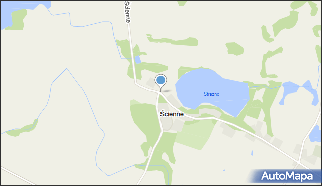 Ścienne, Ścienne, mapa Ścienne