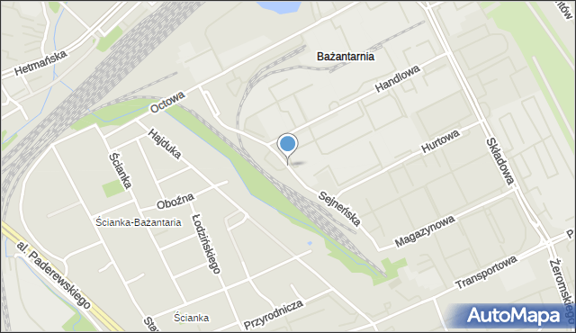 Białystok, Sejneńska, mapa Białegostoku