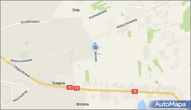 Busko-Zdrój, Sezamkowa, mapa Busko-Zdrój