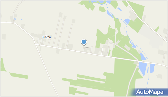 Leśnica gmina Wodzierady, Sezamkowa, mapa Leśnica gmina Wodzierady