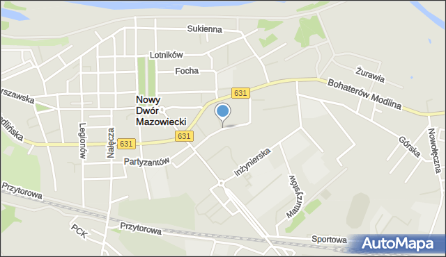 Nowy Dwór Mazowiecki, Sempołowskiej Stefanii, mapa Nowy Dwór Mazowiecki