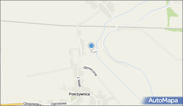 Pokrzywnica gmina Reńska Wieś, Serwatków, mapa Pokrzywnica gmina Reńska Wieś