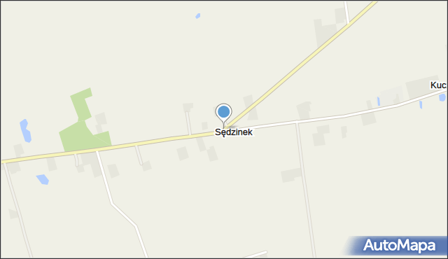 Sędzinek, Sędzinek, mapa Sędzinek