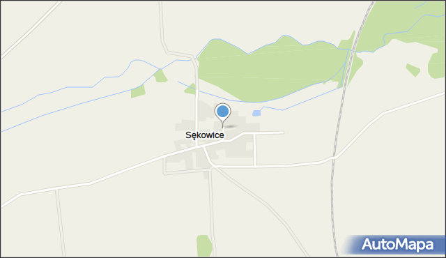 Sękowice gmina Nysa, Sękowice, mapa Sękowice gmina Nysa