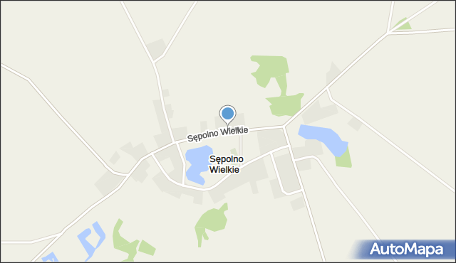 Sępolno Wielkie, Sępolno Wielkie, mapa Sępolno Wielkie