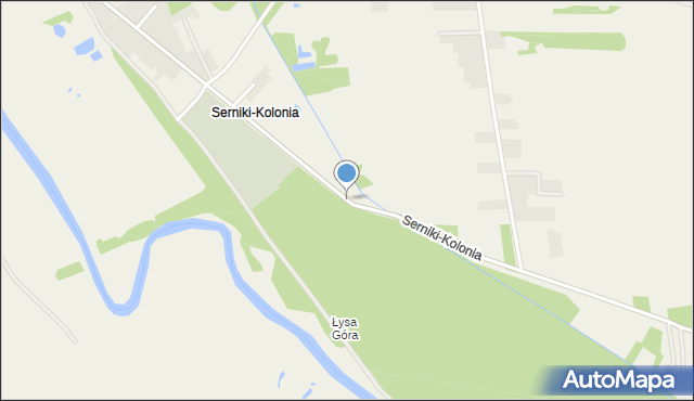 Serniki-Kolonia, Serniki-Kolonia, mapa Serniki-Kolonia