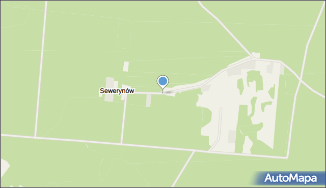 Sewerynów gmina Sobienie-Jeziory, Sewerynów, mapa Sewerynów gmina Sobienie-Jeziory