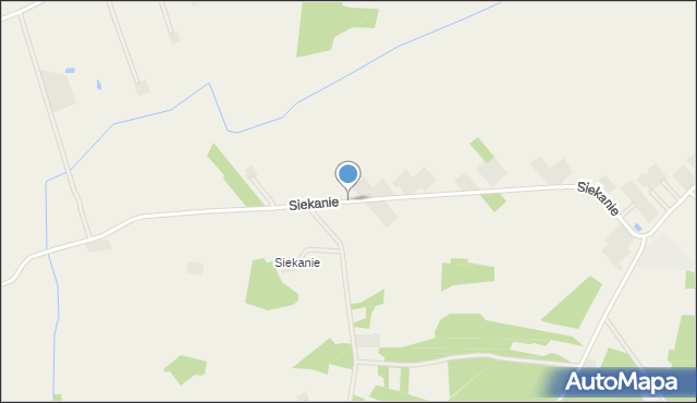 Broszki, Siekanie, mapa Broszki