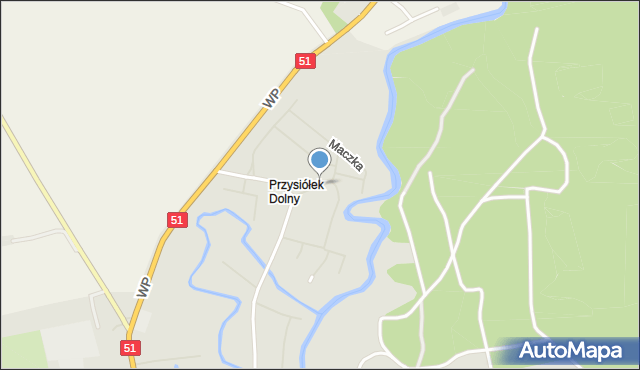 Dobre Miasto, Sierakowskiego Zygmunta, mapa Dobre Miasto